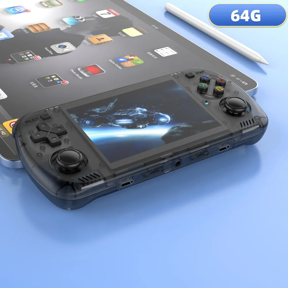 Neu verbessert! WLAN-Funktion, 4,2-Zoll-HD-IPS-Bildschirm, Handheld-Konsole R36H Pro Max, 3500-mAh-Akku für lange Laufzeit, tragbarer Videoplayer