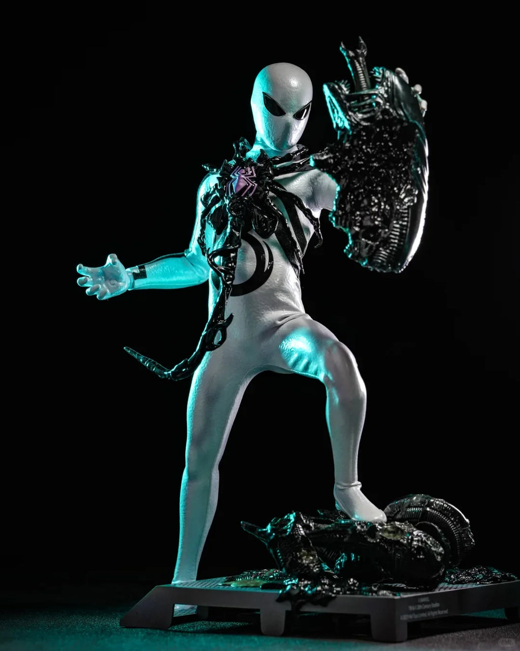 Original Hottoys Ht 1/6 CMS027 Miles Morales Aliens Vs. Avengers Action Figure Trendy Doll Desktop Ornament Collection Toy Gift