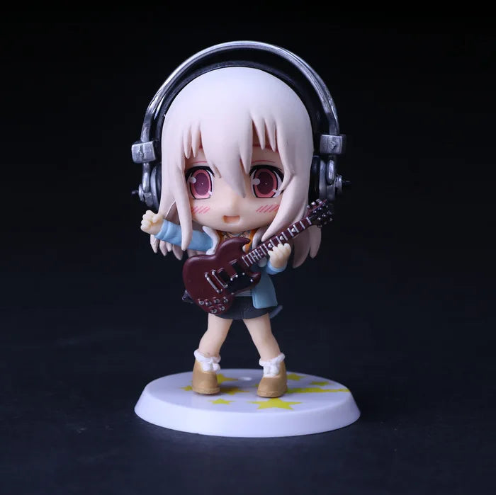 SUPER SONICO THE ANIMATION Anime Figures SUPER SONICO Kawaii Model Doll Peripherals Figures Manga Anime Action Gift Toys Game