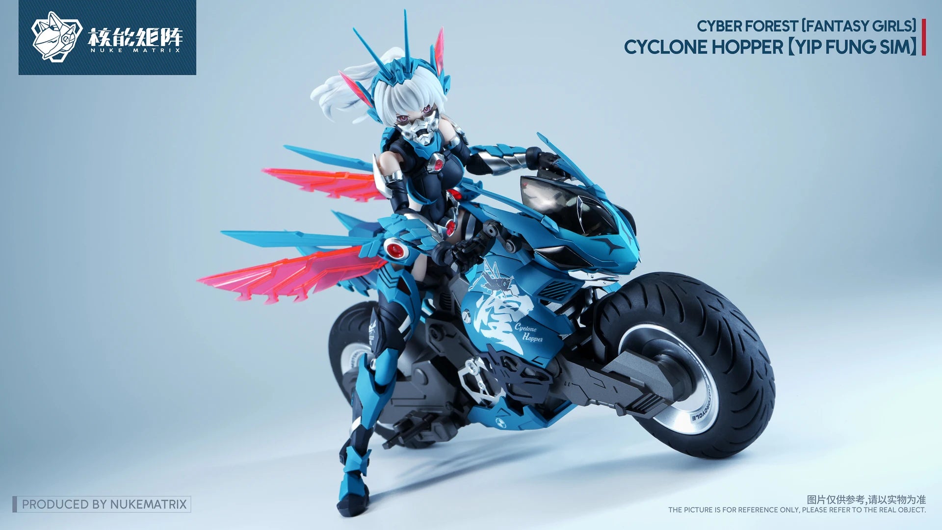 New Nuclear Matrix Cyber Forest Fantasy Girls Cyclone Hopper YIO FUNG SIM Hurricane Locust Leaf Wind ChanAssembly Model Kit Toy