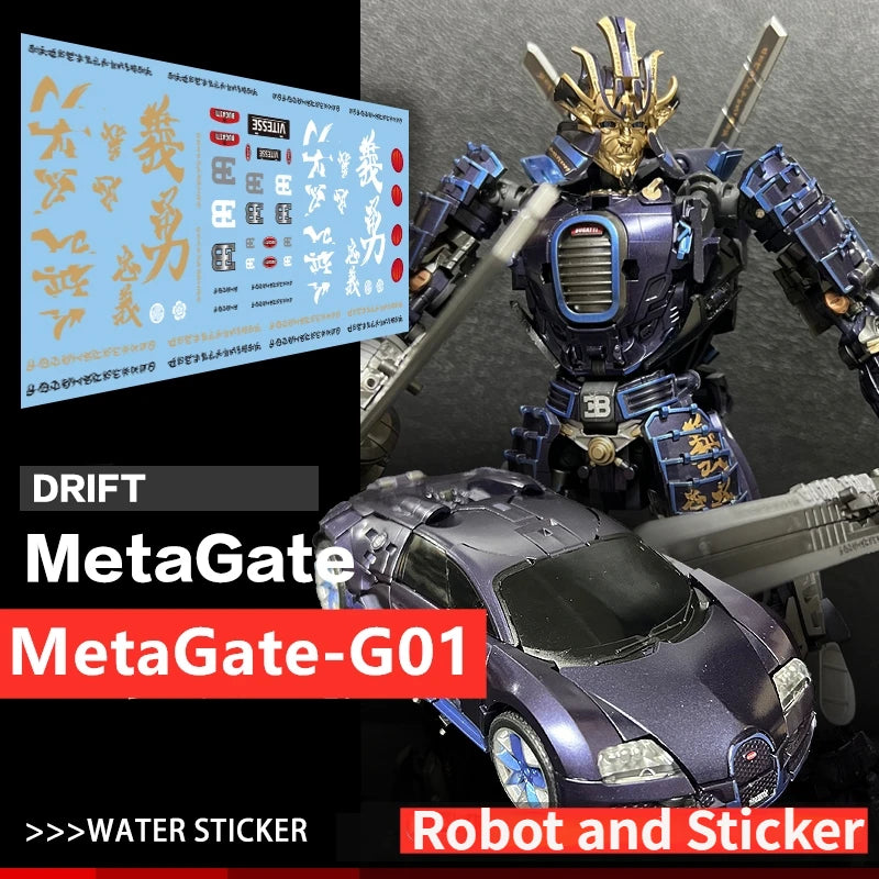Transformation MetaGate-G01 MG01 Haiku Three Transformed Samurai Drift Mecha Doll Knuckles Toy Figure Model Gift