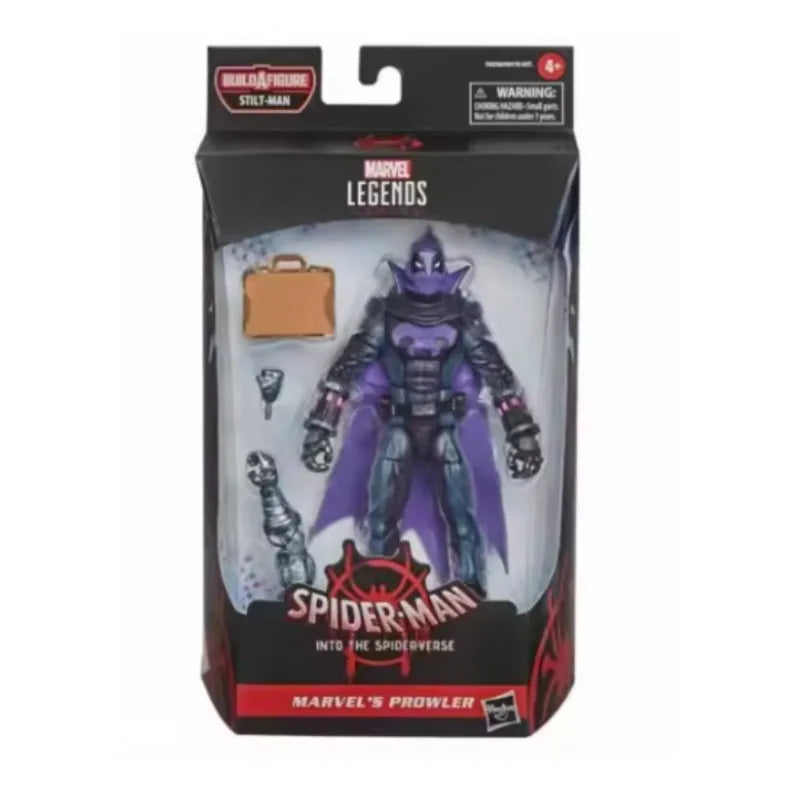 Original Hasbro Marvel Legends Series SPIDER-MAN INTO THE SPIDER-VERSE PROWLER Anime Figure Collection Model Toys