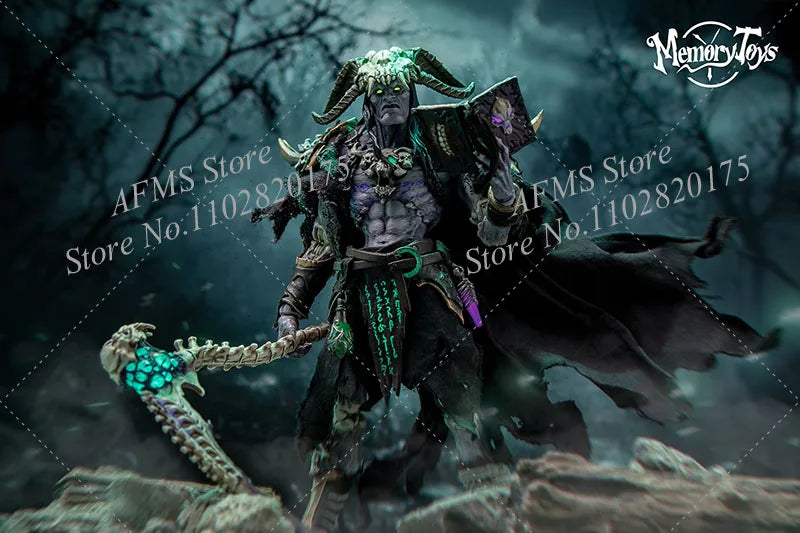 Memory Toys 1/12 Scale Collectible Figure Adventurer World Undead Warlock Baron Salman Demon Devil 6inch Action Figure Model