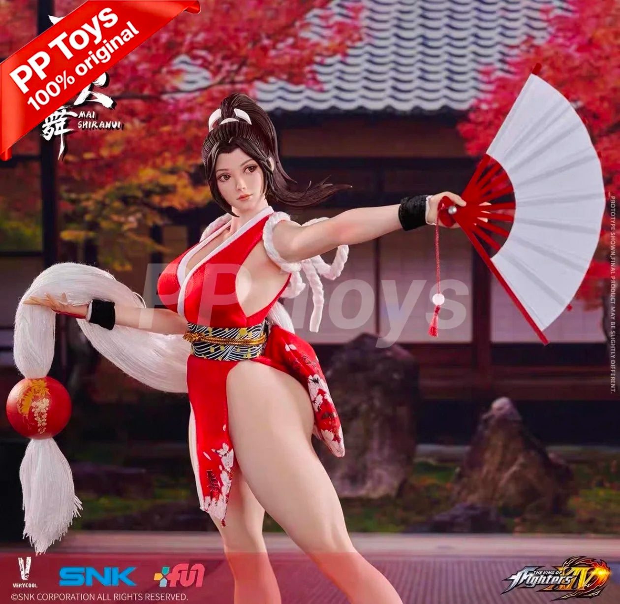 In Stock VERYCOOL VCF-2068 1/6 Mai Shiranui Silicone Action Figure 12'' Movable Eyes Female Soldier Figure Model Full Set Toy