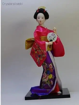 30cm Statuette Ethnic Japanese Geisha Dolls Kimono Dolls Belle Girl Lady Collection Home Decoration Miniature Figurines