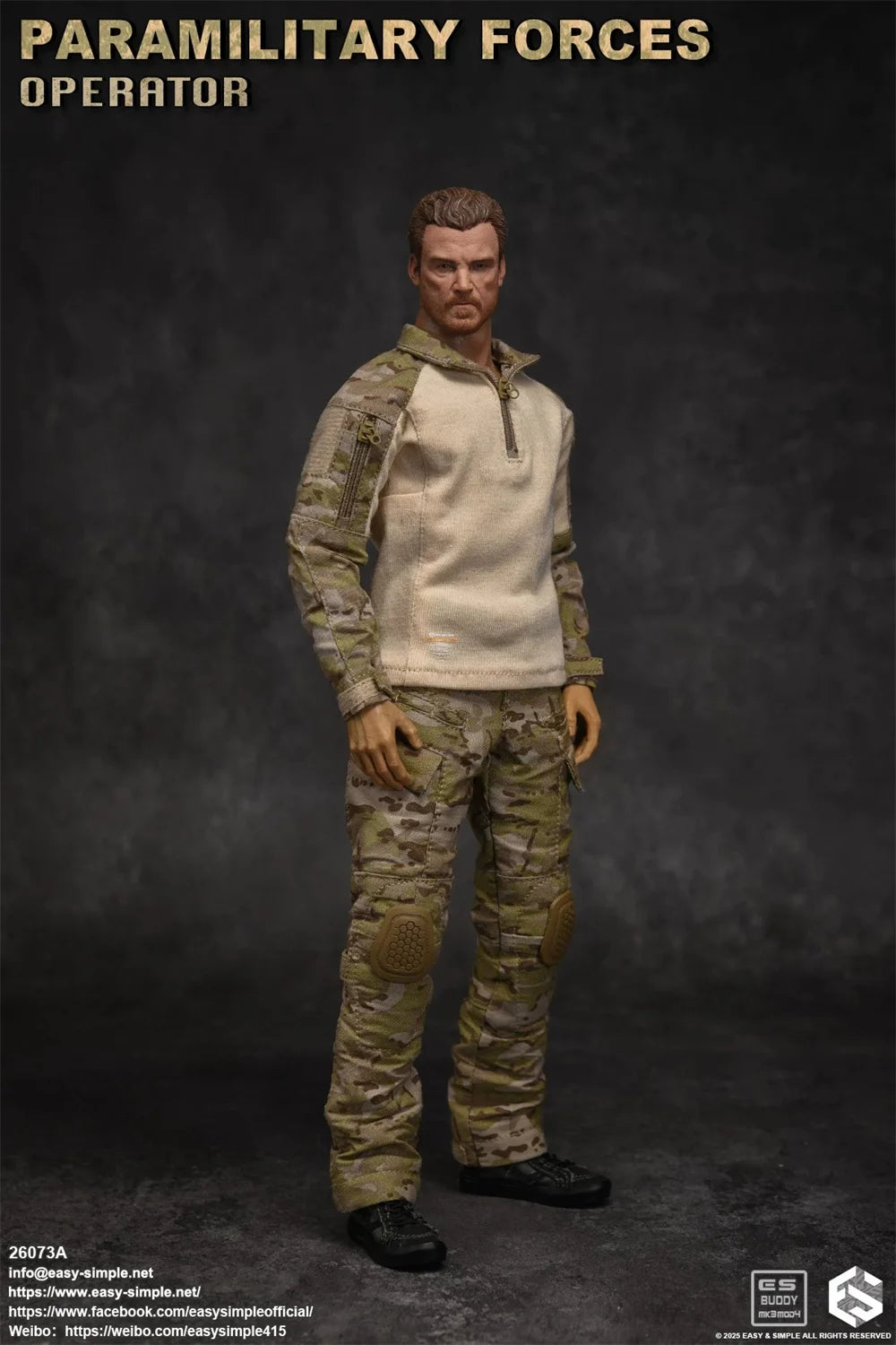 New Arrival 1/6 EASY&SIMPLE ES 26073A FOG Operation Unit Male Doll Full Set Toys Model About 12" Gift For Fans Collect