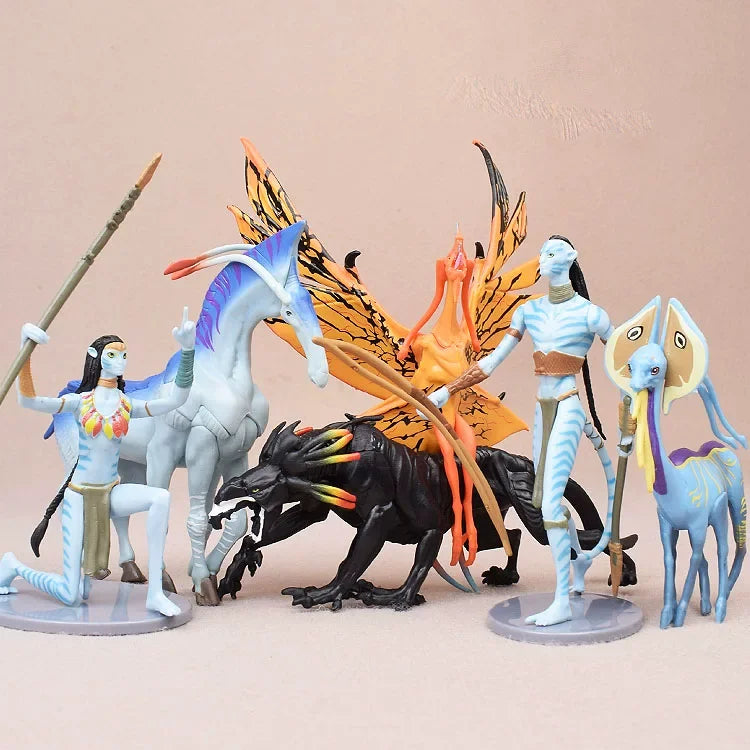 Avatar: The Way Of Water Collectible Action Figure - Na'Vi Jake Sully Neytiri - Statue Figure Model For Room & Desk Decoration