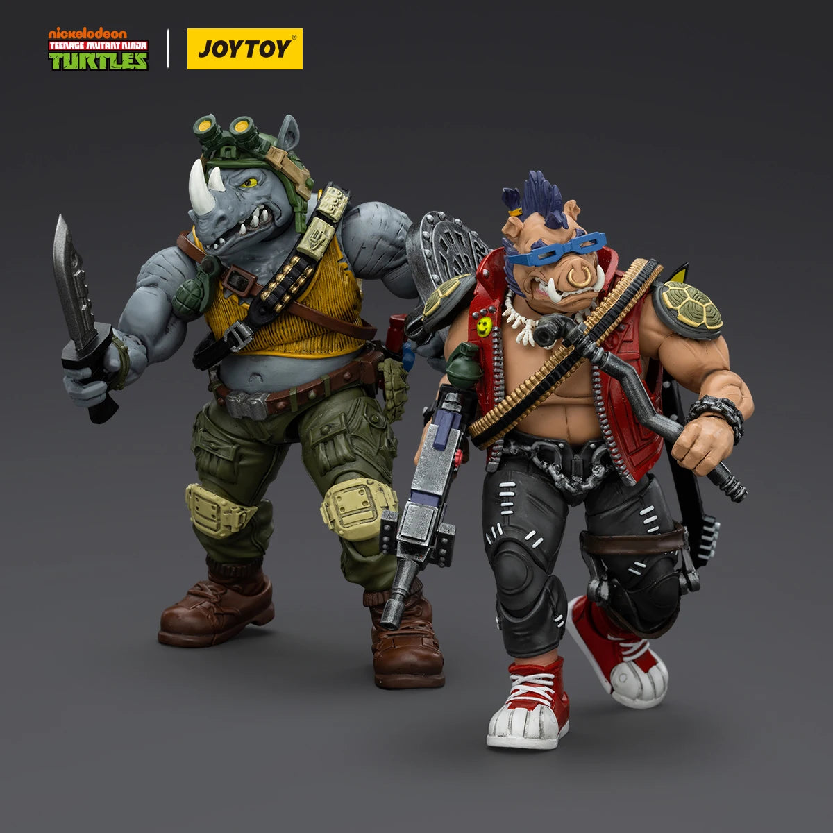 JOYTOY Ninja Turtles Soldier 18 Scale Action Figure Collectible Toy for Fans Shell Shocked Series in Stock