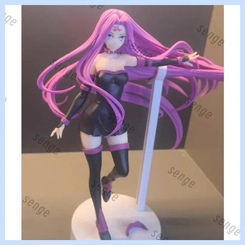 [Genuine in stock] Bandai Banpresto Fate/stay night Medusa Rider Eyepatch Purple Hair Scenic Figure  Gift Hot Selling Ornament