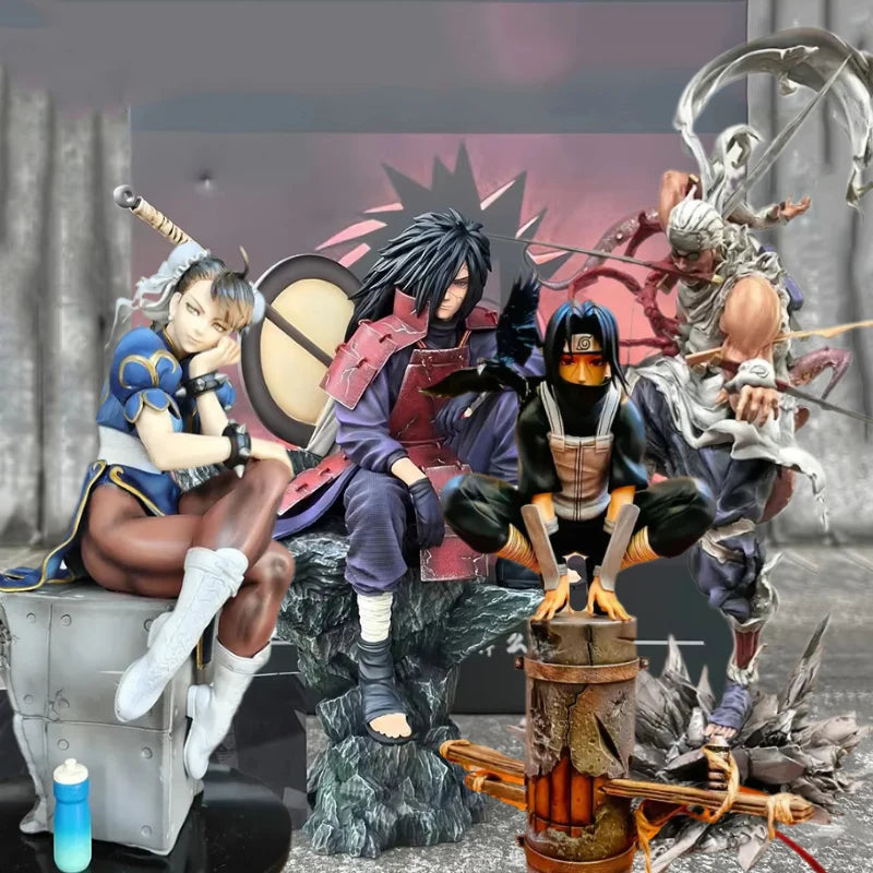 29 cm NARUTO Uchiha Madara Actionfiguren Naruto Figuren PVC Anime Sammlung Modell Peripheriespielzeug Geburtstag für Kinder Geschenke