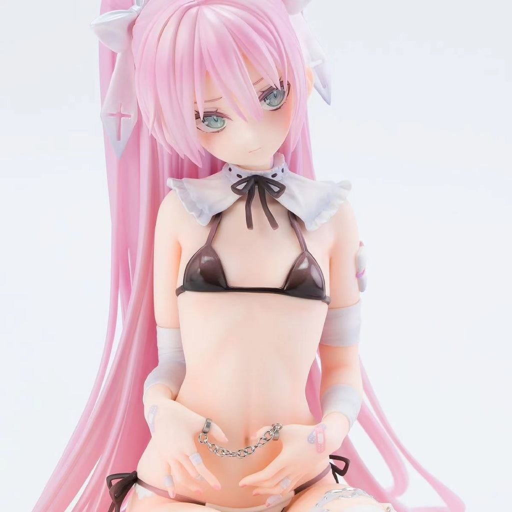 16cm 6.2 inch Anime Pink Charm Hatsune Miku Action Figures Pvc Statue Desktop Ornamen Collection Statue Model Decoration Toys