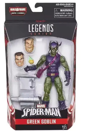 Original Hasbro Marvel Legends Series SPIDER-MAN GREEN GOBLIN Anime Figure Toys Collection Ornaments