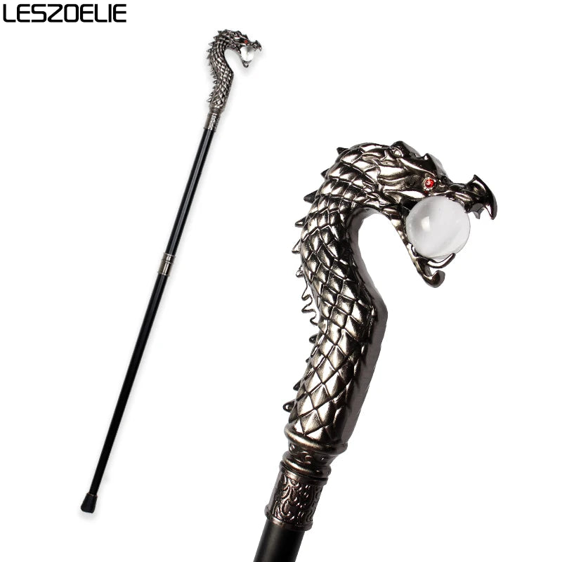 10 Colors Dragon-Head Fashion Walking Cane Men And Women Walking Stick Luxury Decorative Party Cane Vintage Walking Stick