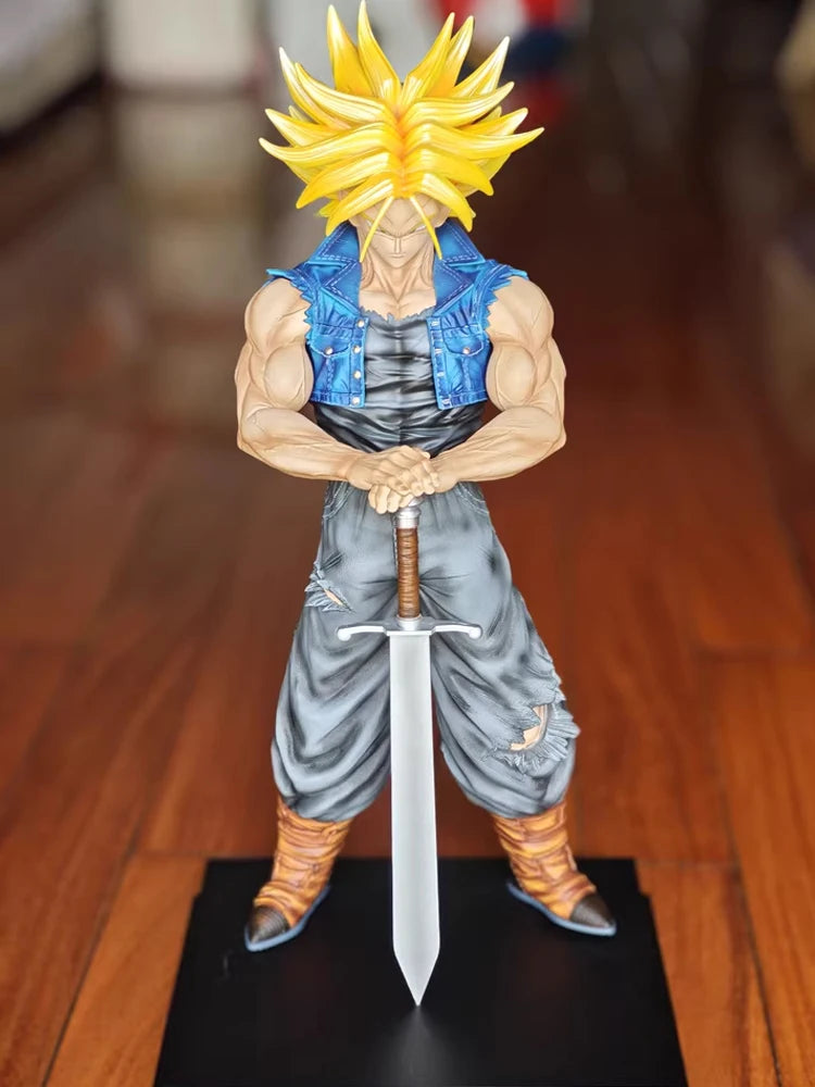 JT Toys 53 cm Dragon Ball Anime Figur Torankusu Figur Trunks PVC Statue Sammlung Modell Dekoration Benutzerdefiniertes Geschenkspielzeug