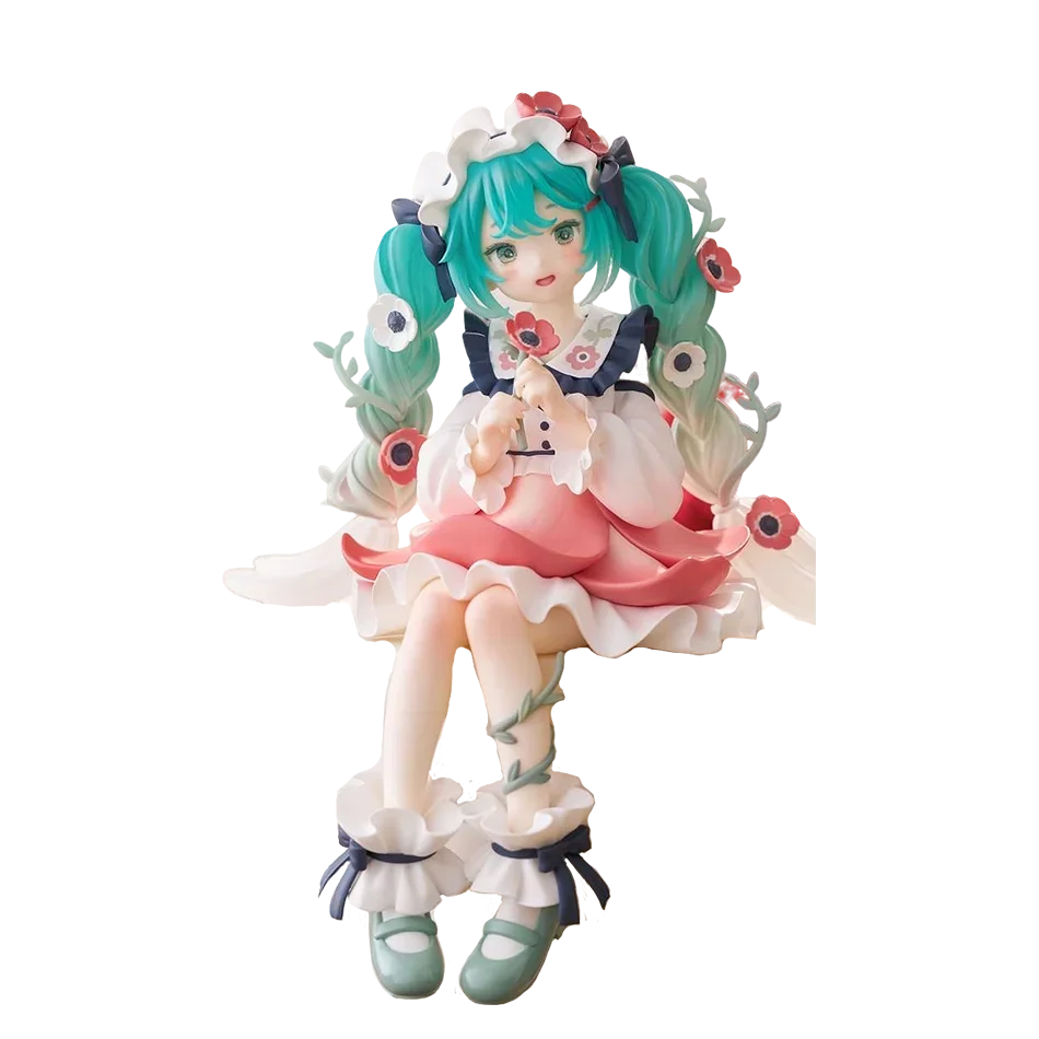 Anime Hatsune Miku Figure Toys Flower Fairy Collection MIKU Kawaii Cartoon PVC Action Figurine Model Dolls Birthdays Gifts Toys