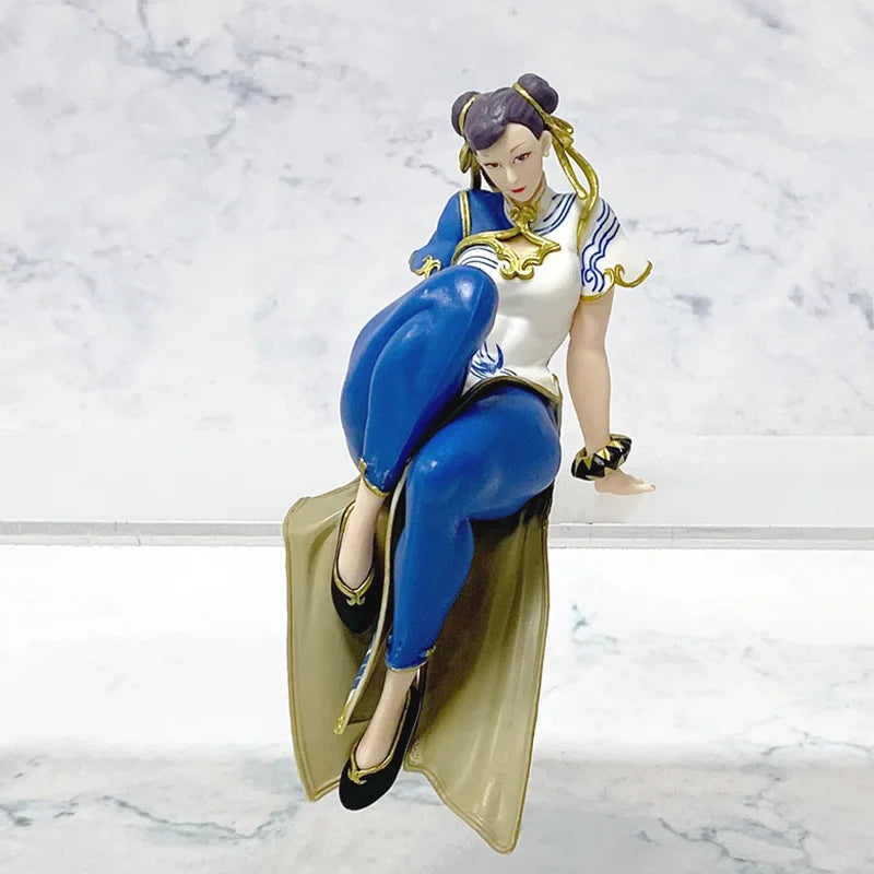 14cm Street Fighter 6 Anime Game Figure Chun-Li Action Figure Noodle Stopper Figurine Decorations PVC Collection Model Toys Gift