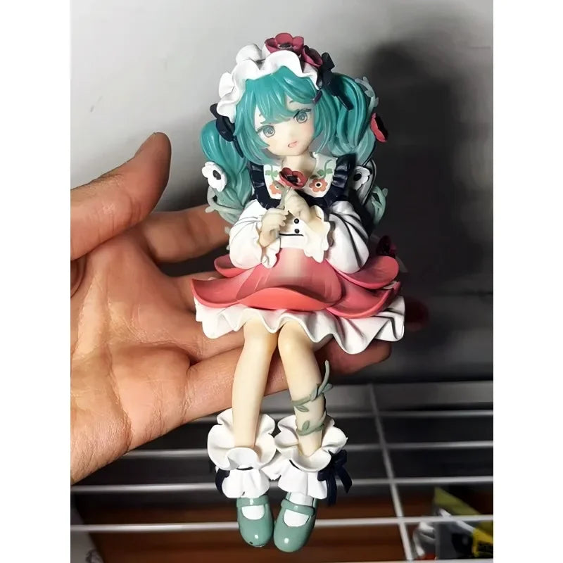 Anime Hatsune Miku Figure Toys Flower Fairy Collection MIKU Kawaii Cartoon PVC Action Figurine Model Dolls Birthdays Gifts Toys