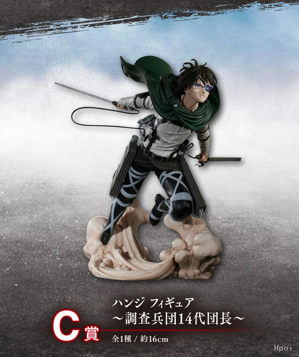 100% Original in Stock BANDAI SPIRITS Ichiban KUJI MEGAIMPACT  Shingeki No Kyojin  Zoe Hans Collection Series Anime Figure