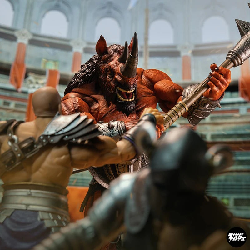 Genuine Xesray Lacc Limited Edition Fight For Glory Action Figure Combatants Ketuta The Big Horn Anime Model Gifts