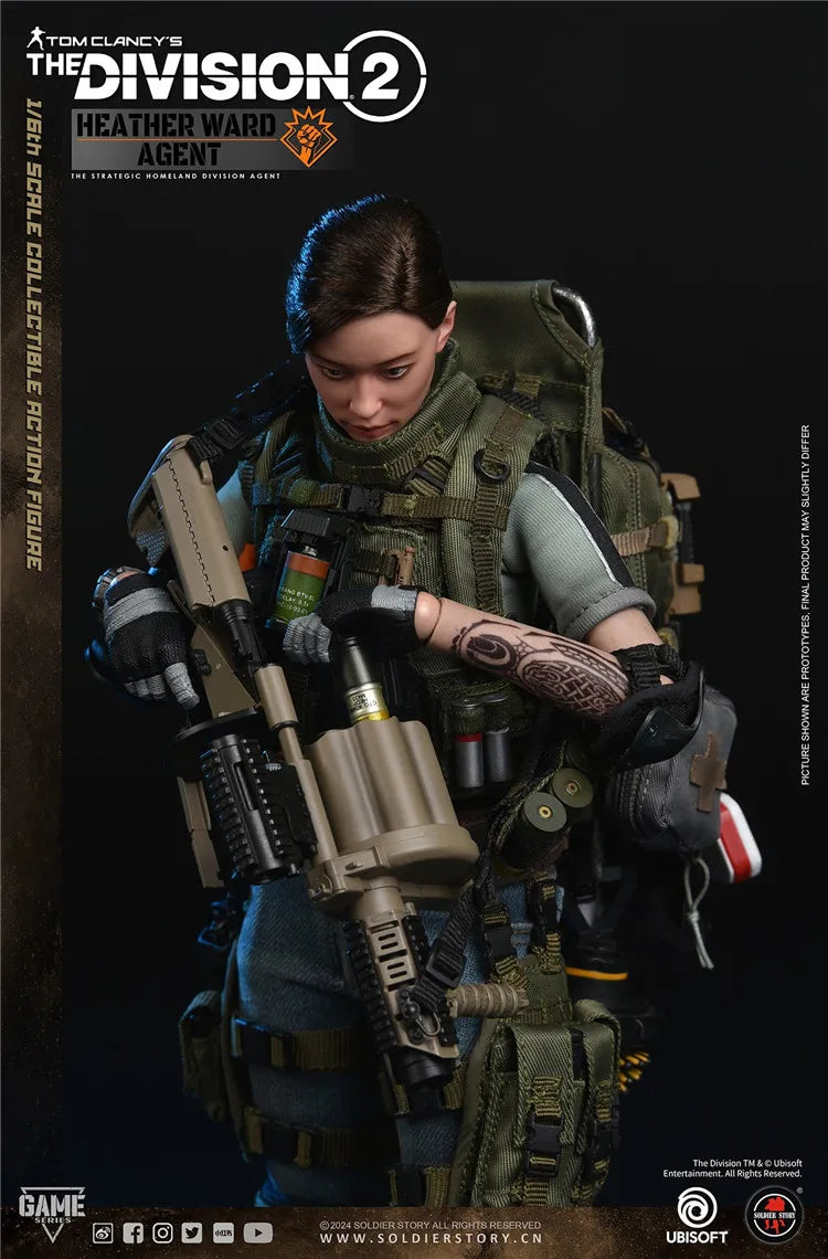 SoldierStory SSG009 1/6 Scale Female Classic Game Character Agent Elite Agent 12inch Full Set Action Figure Model For Fans