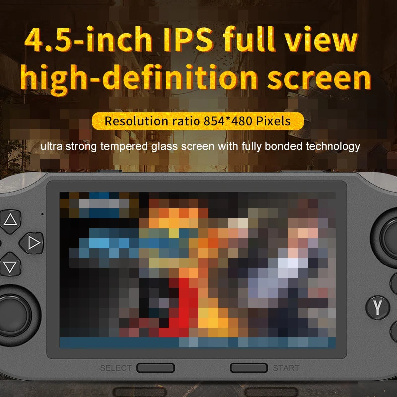 4,5-Zoll-IPS-HD-Bildschirm Handheld Wireless Game Console, große Batteriekapazität Ausgestattet mit 1,2 G Dual-Core-Prozessor SF3000
