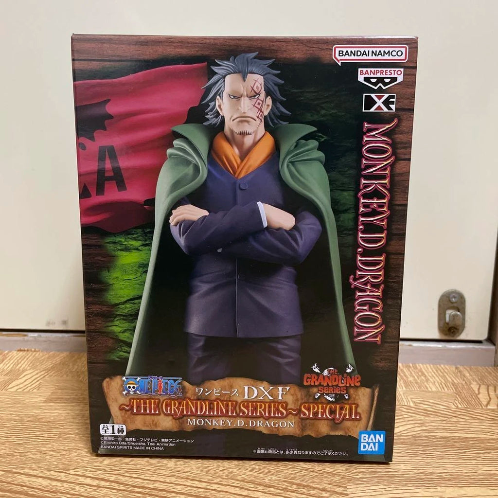 IN Stock Original Banpresto DXF One Piece Luffy Vivi Roger Dragon Saul Genuine Action Figure Anime Model Collectible Toys Gift