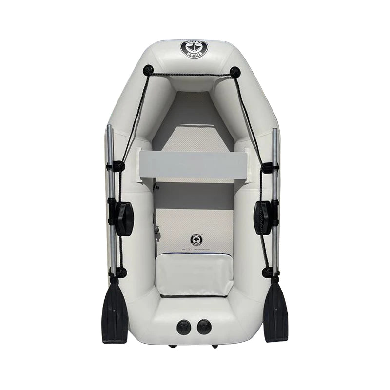 SOLARMARINE Inflatable Racing Boat, PVC Material, Laminated Wear-Resistant, Fishing Kayak, Oars Pump, 0.7mm, 200cm, 2 Persons