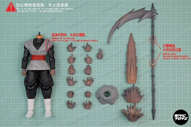 Pre-Sale VITOFORGE VF Studio Goku Black Zamasu Dragon Ball Super Saiyan SSJ 1/12 Scale Action Figure Anime Model Toys Doll