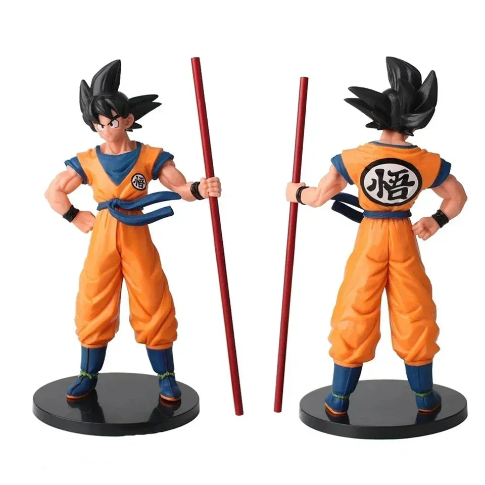 22 см аниме Dragon Ball Son Wukong екшън кукла Super Saiyan Son Goku модел PVC ръчно рисувана фигурка играчка подарък за рожден ден декорация