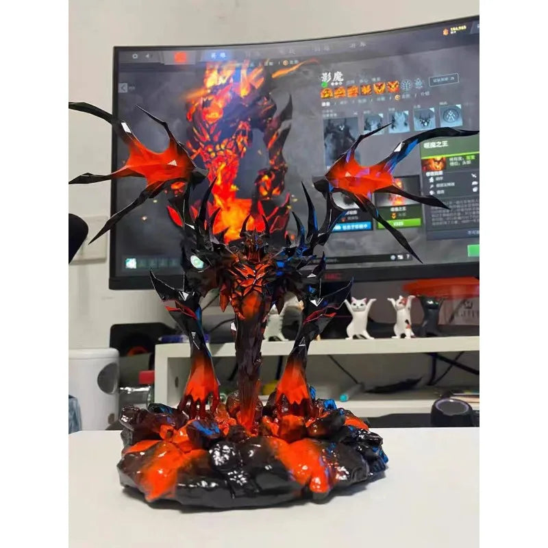 30cm DOTA2 FigureShadow Fiend Handmade Customization Anime Collectible Model Resin Desktop Decorations Holiday Children Toys