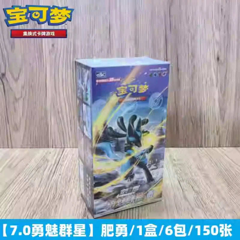 100%Original Genuine PokéM0n Trading Ptcg Card Chinese 7.0 Brave Charming Stars Pre-Group Booster Pack Construct Gift Child Gift