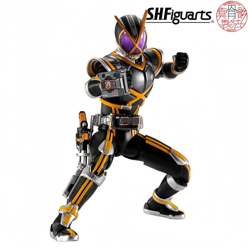 Bandai Tamashii Web Limited SHF Kamen Rider Kaixa (Shinkocchou Seihou) Anime Kamen Rider 555 Original Action Figure Collectible