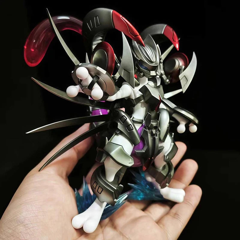 In-Stock PokéMon Armored Mewtwo Figure Bkm Anime Manga Merchandise Static Statue Model Trendy Toy Chassis Ornament Collect Gifts