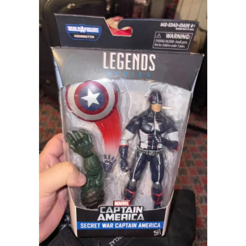 Original Hasbro Marvel Legends Series SECRET WAR CAPTAIN AMERICA Anime Figure Toy Collection Model