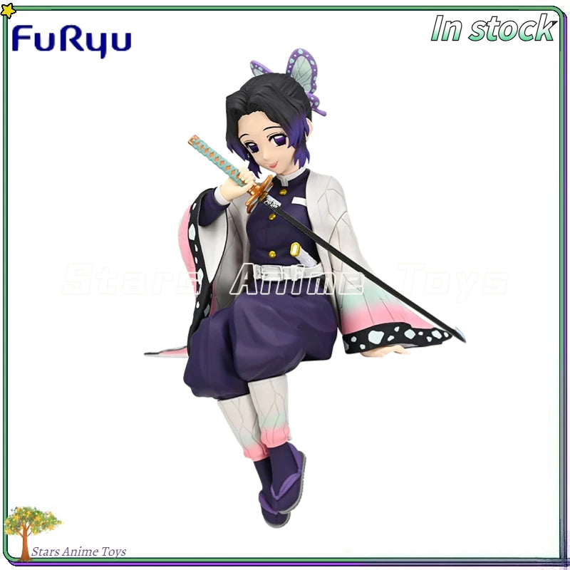 Original FuRyu Noodle Stopper Demon Slayer: Kimetsu No Yaiba SHINOBU KOCHO Collection Toy Gift Model Anime Figure