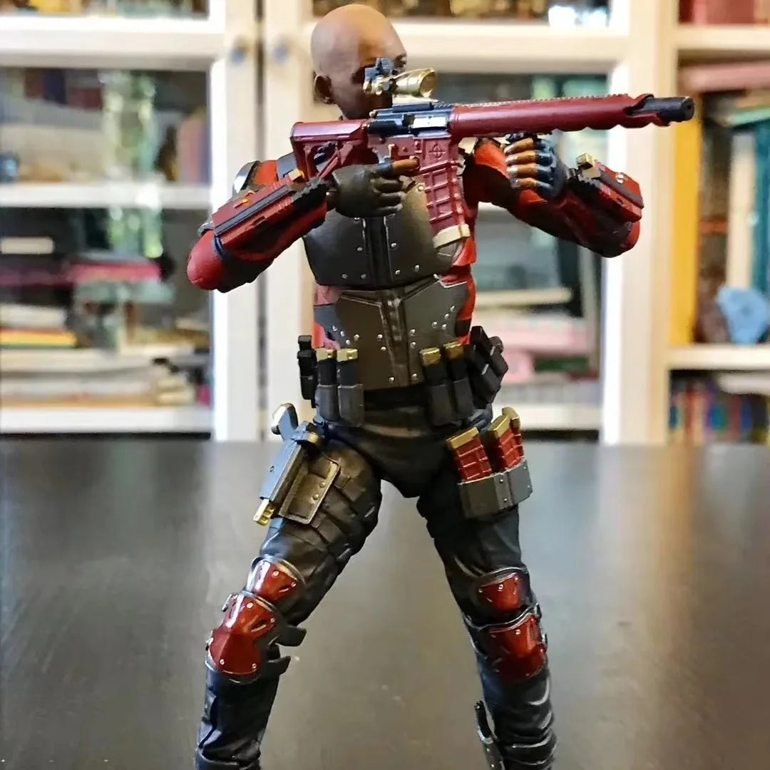 Suicide Squad Deadshot Action Figure Collectible Will SHF Hands-On Office Decorative Model for Garage Kit Toy & Hobbies