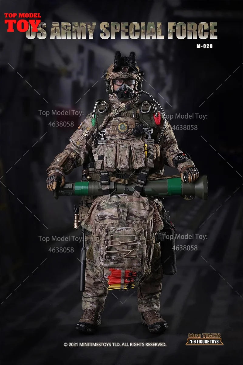 mini times toys M028 1/6 Scale US Army Special Forces Parachute Jump Full Set Moveable Solider Action Figure For Hobby Gift