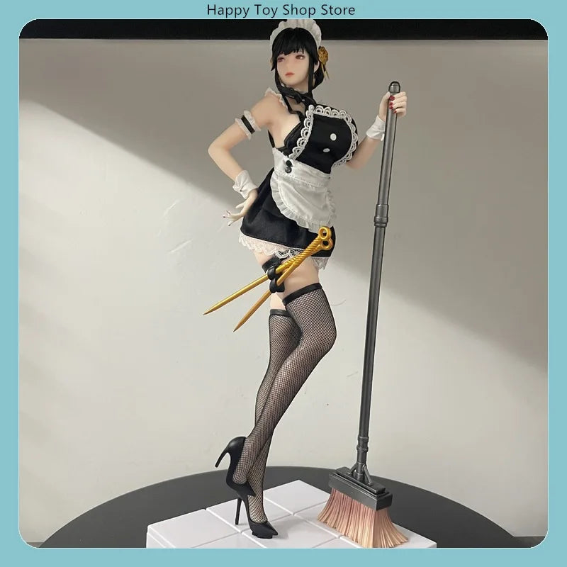 Spy X Family Yor Forger 36cm Action Figure Standing Pose Anime Statue Desk Decoration Collectible Maid Gift