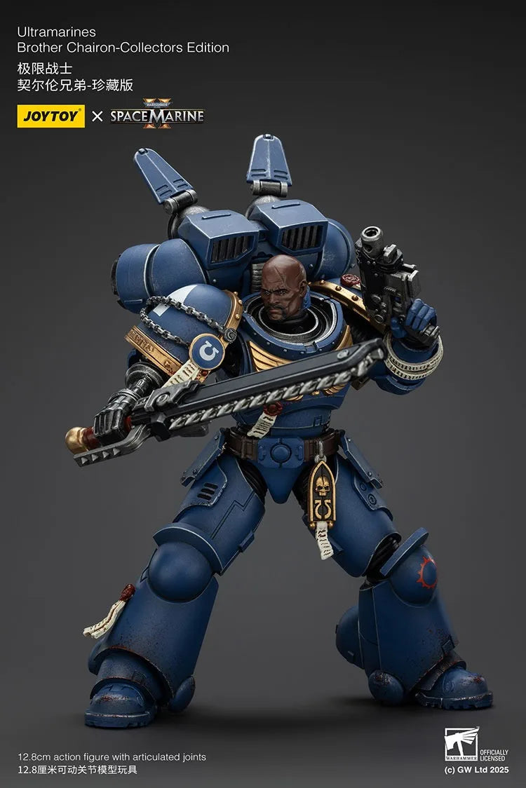 JOYTOY Warhammer 40K Ultramarines Brother Chairon - Колекционерско издание Екшън фигурки Кукла Колекция Декорация Подарък Оригинален