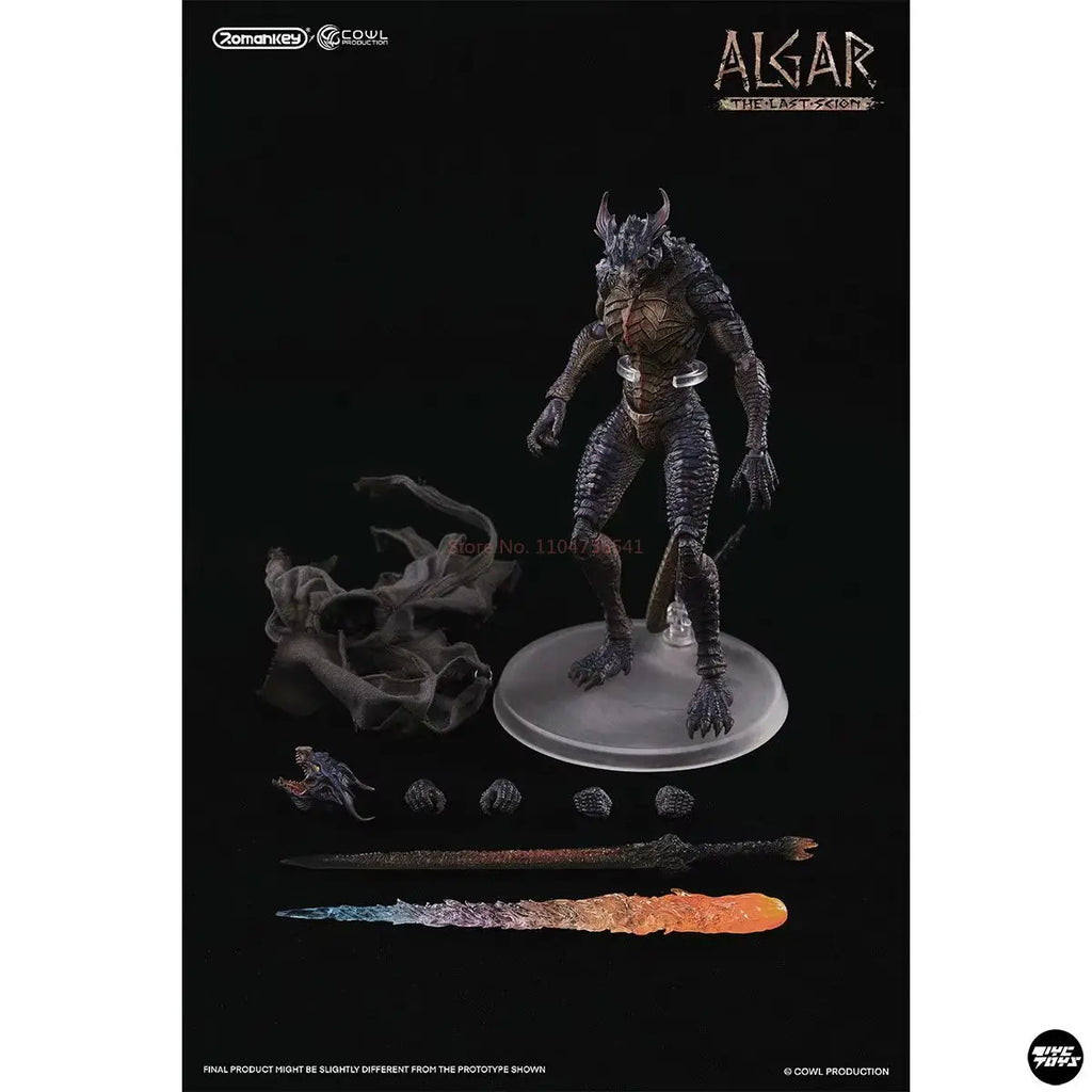 Original Romankey X Cowl Algar Last Descendant  Soldier Figurine Model For Collection Soldier Figurine Kids Toy Gifts 18cm