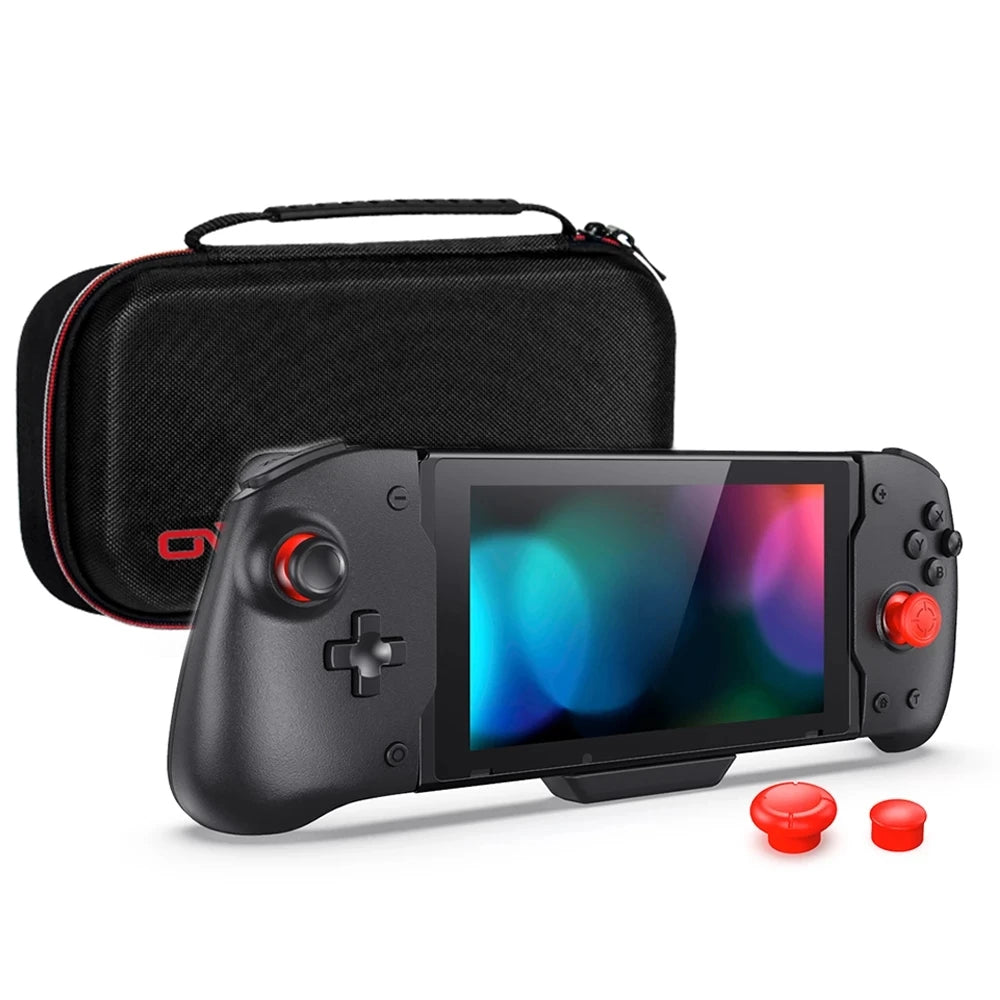 For Nintendo Switch Controller Upgraded Gamepad Fast Charge Double Motor Vibration Built-in 6-Axis Gyro Handle Grip Storage Bag