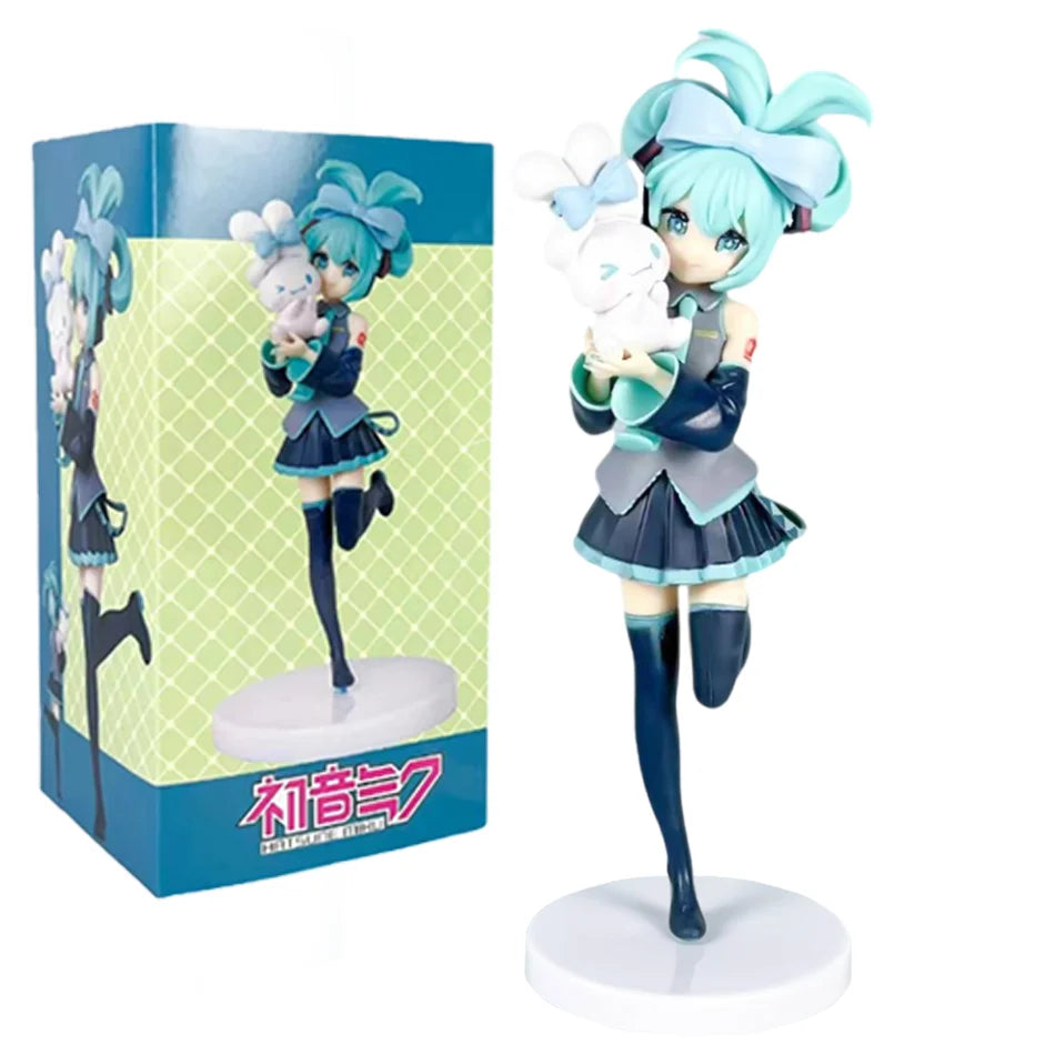 15cm Anime Hatsune Miku Figure -Flower Fairy Winter Cherry Pvc Model Doll Toys Collection desktop decoration Fans/Gift givers