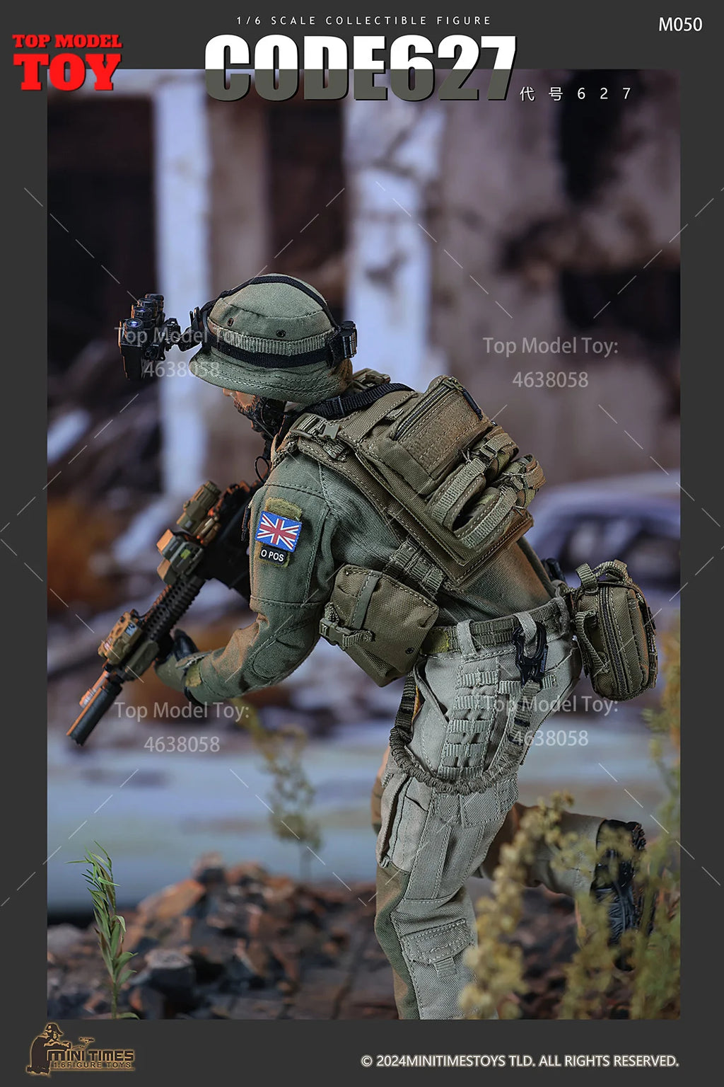 mini times toys M050 1/6 Scale British Special Air Service Sniper 12'' Male Solider Action Figure Full Set For Collectible