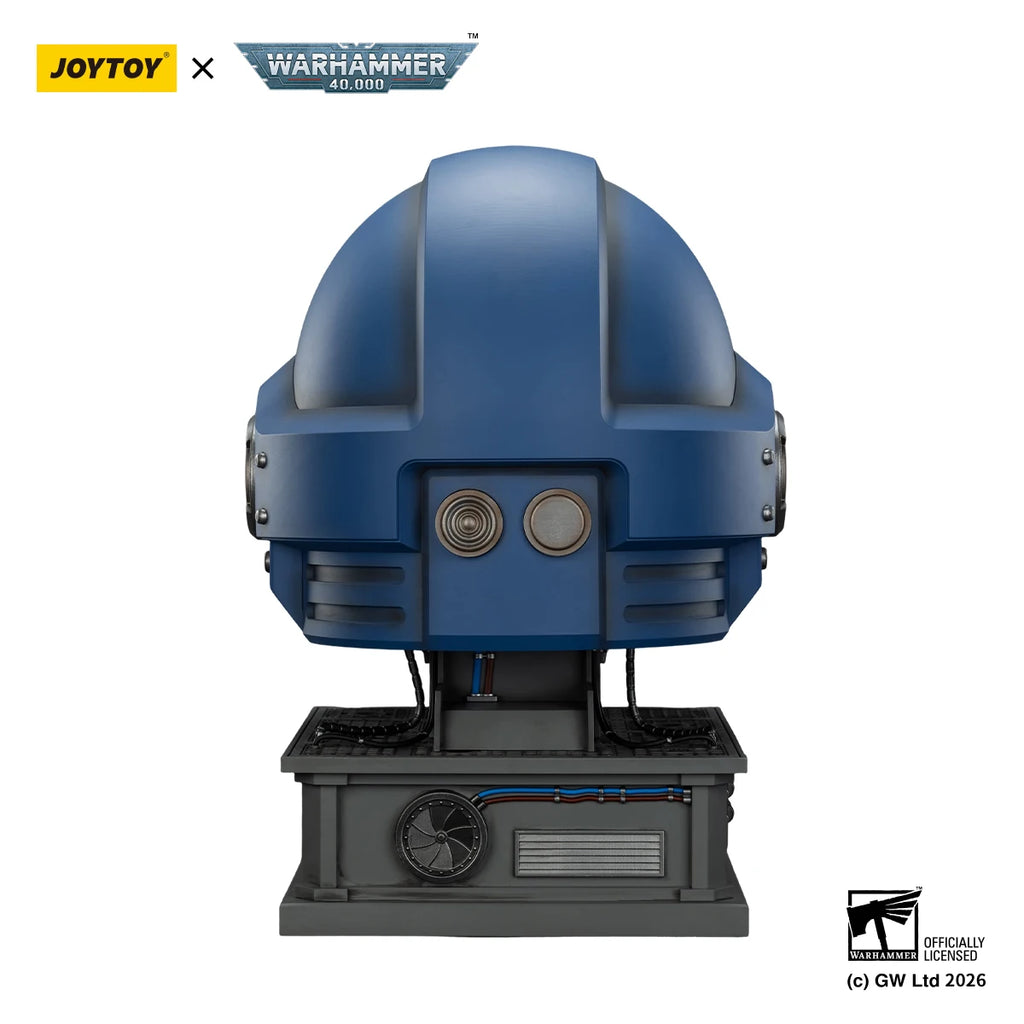 JOYTOY Warhammer 40k 1/18 Action Figures Ultramarines Captain MkX Helmet & Display Stand
