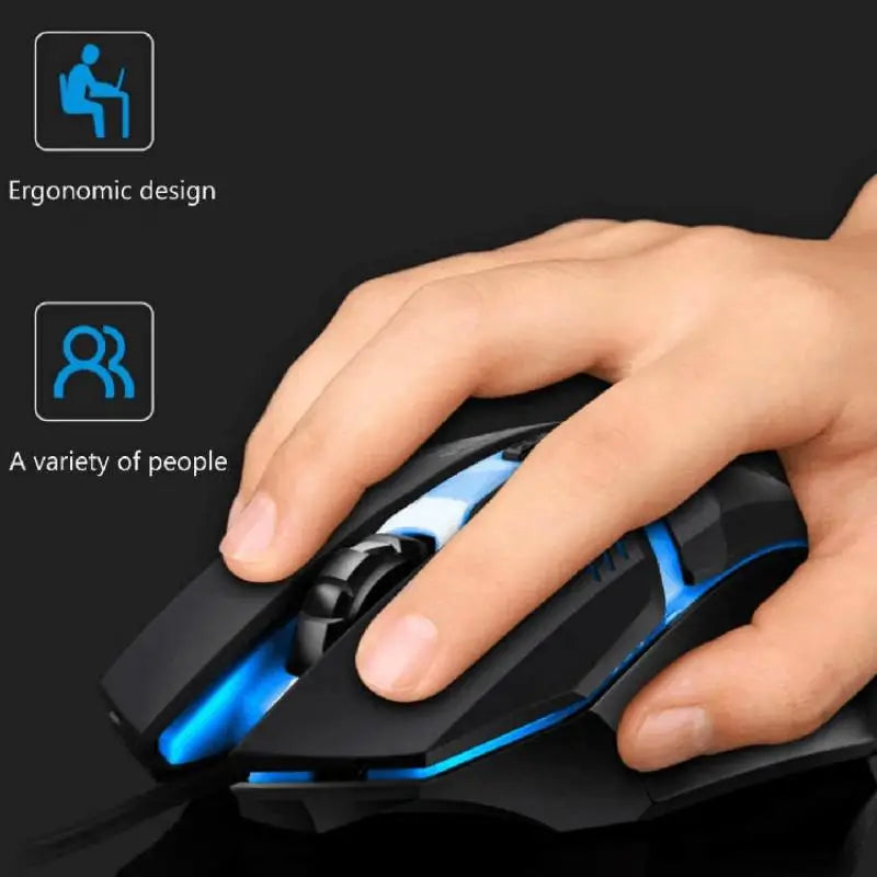 Ergonomisches Design Gaming Maus Desktop-Computer Laptop USB Backlit Maus Hersteller Heißer Verkauf 