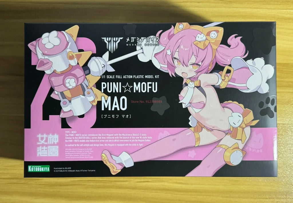 Kotobukiya Kp740 Megami Device B2 Puni Mofu Mao Blade In Stock Original Assembly Model Kits Action Kawaii Doll Anime Model Toys