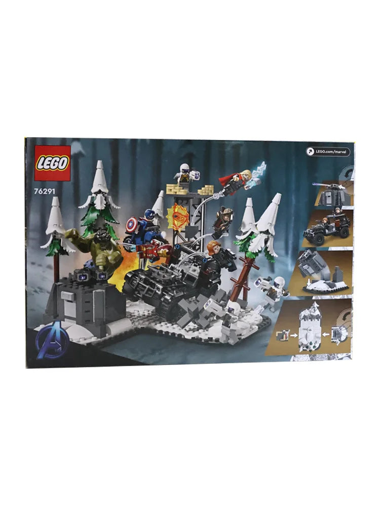 LEGO 76291 Marvel The Avengers Assemble: Age of Ultron Buildable Super Hero Playset for Kids,8 Minifigures and Large Hulk Figure