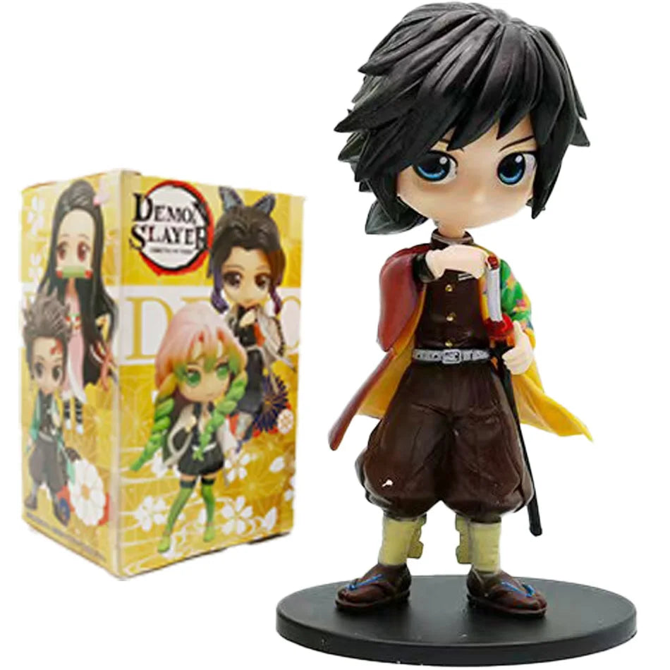 Hot Demon Slayer Blind Box Figure Plum Rain Series Kochou Shinobu Tomioka Giyuu Kanroji Mitsuri 1-8PCS Blind Box Figure Toy Gift