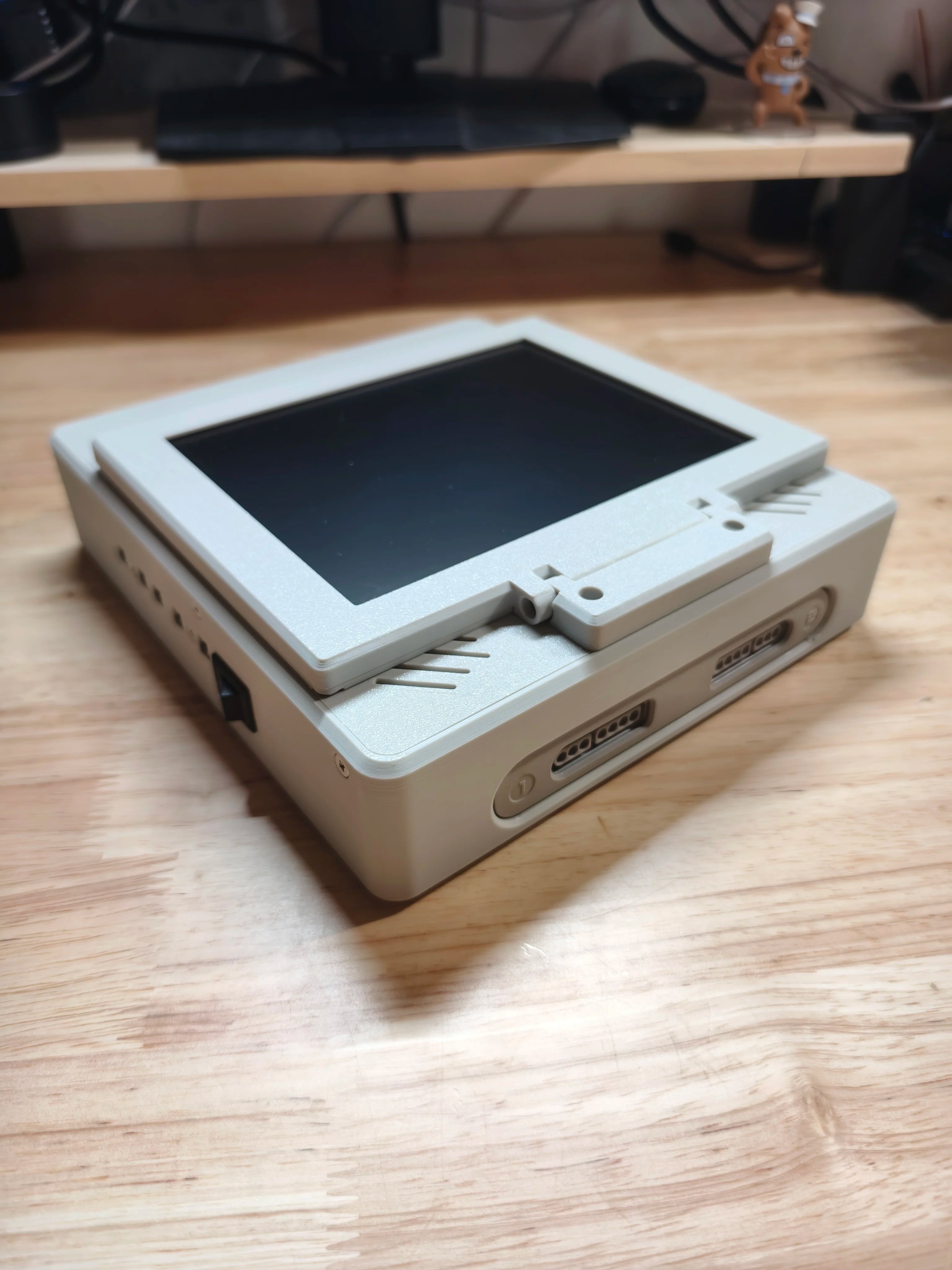 SFC/SNES Modified All-in-one Retro Arcade Game Machine With Portable Display Mini Screen Supports Dual-screen Mode