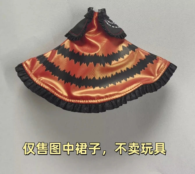 1/12 Scale Classic Anime Character Red Skirt Black Waistband Accessories For 6inchs figma Tokisaki Kurumi Action Figure Body